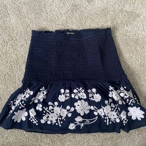 J. Crew Point Sur Embroidered Skirt